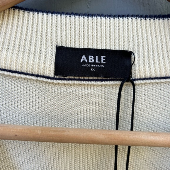 Able Madilyn Varsity Sweater, BNWT, size 1X, - Picture 6 of 11
